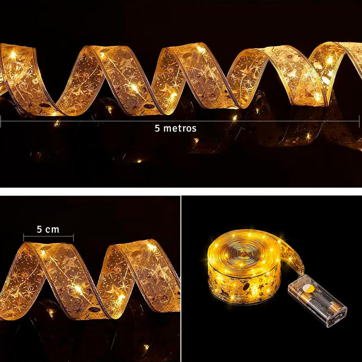 Cinta LED Navidad 5 mts Decoracion 🧑‍🎄🎄 Envío gratis esta semana